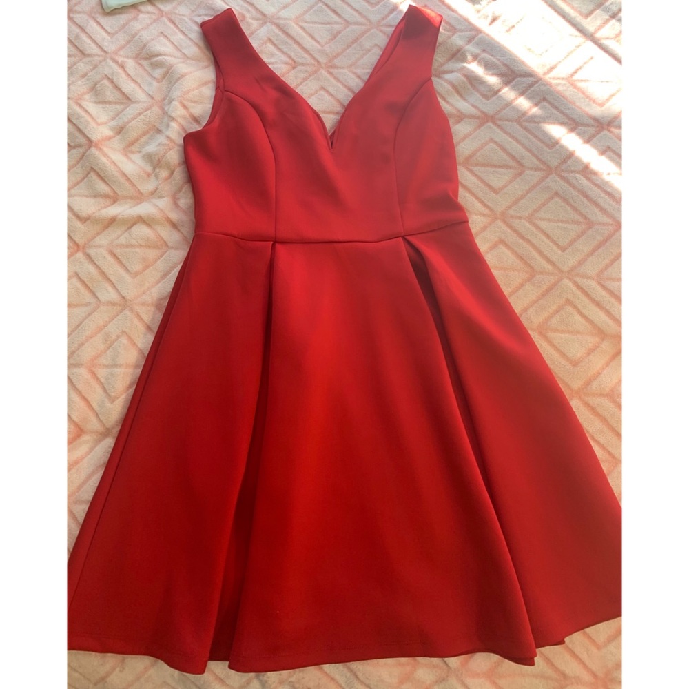 Red dress